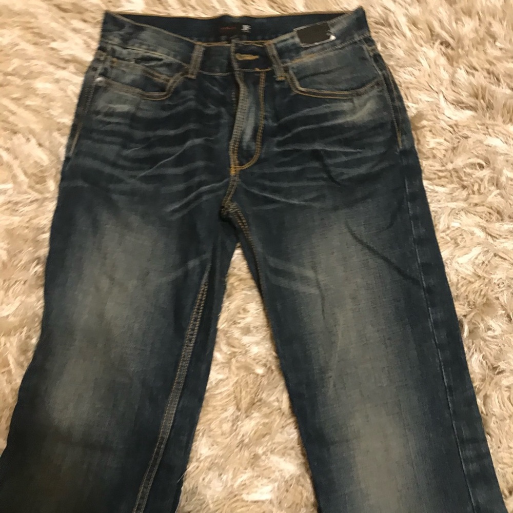 JF slim straight 3/4 jean shorts